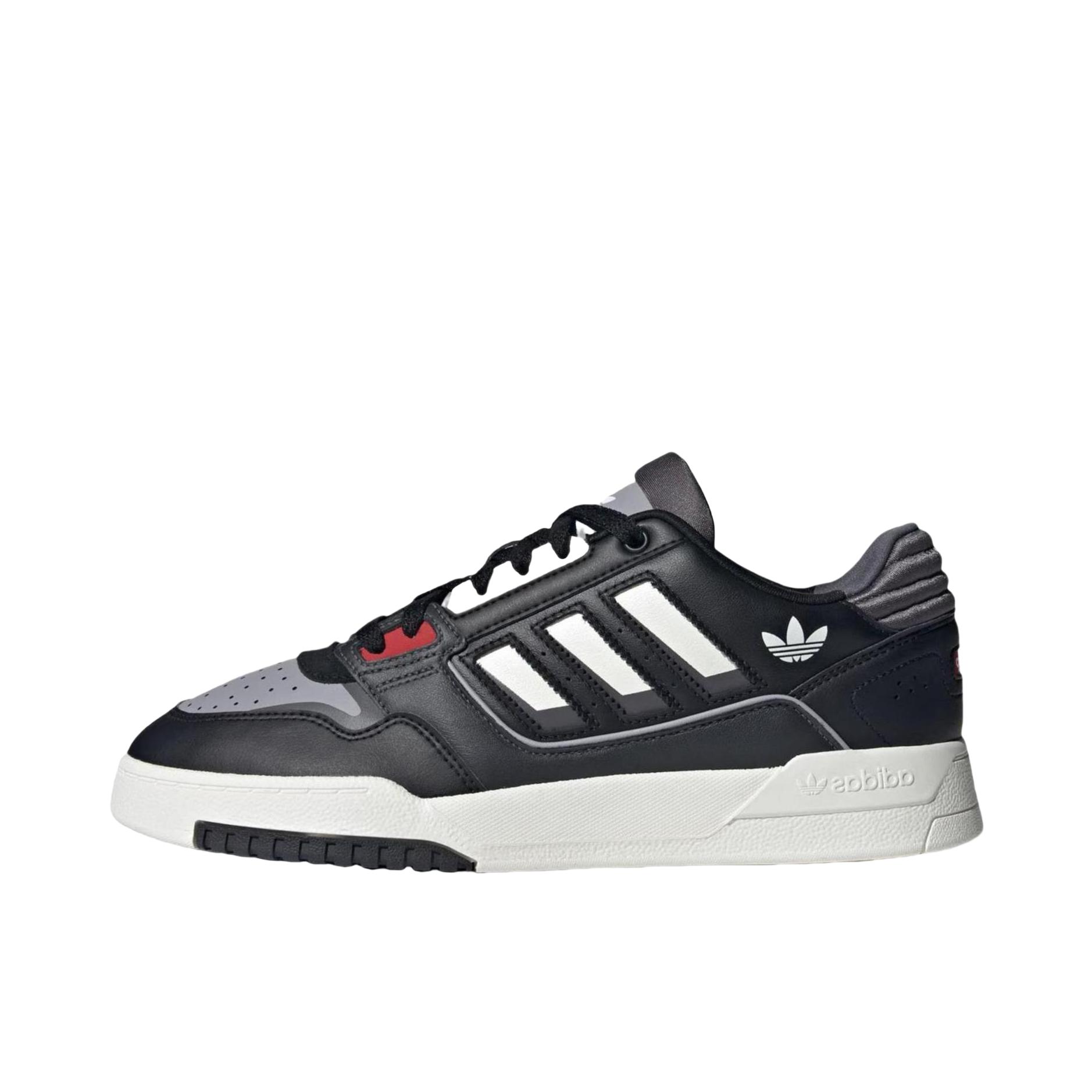 推荐商品：adidas Originals Drop Step 2.0 板鞋 舒适百搭防滑贴合耐磨篮球风流光风 黑/灰/白