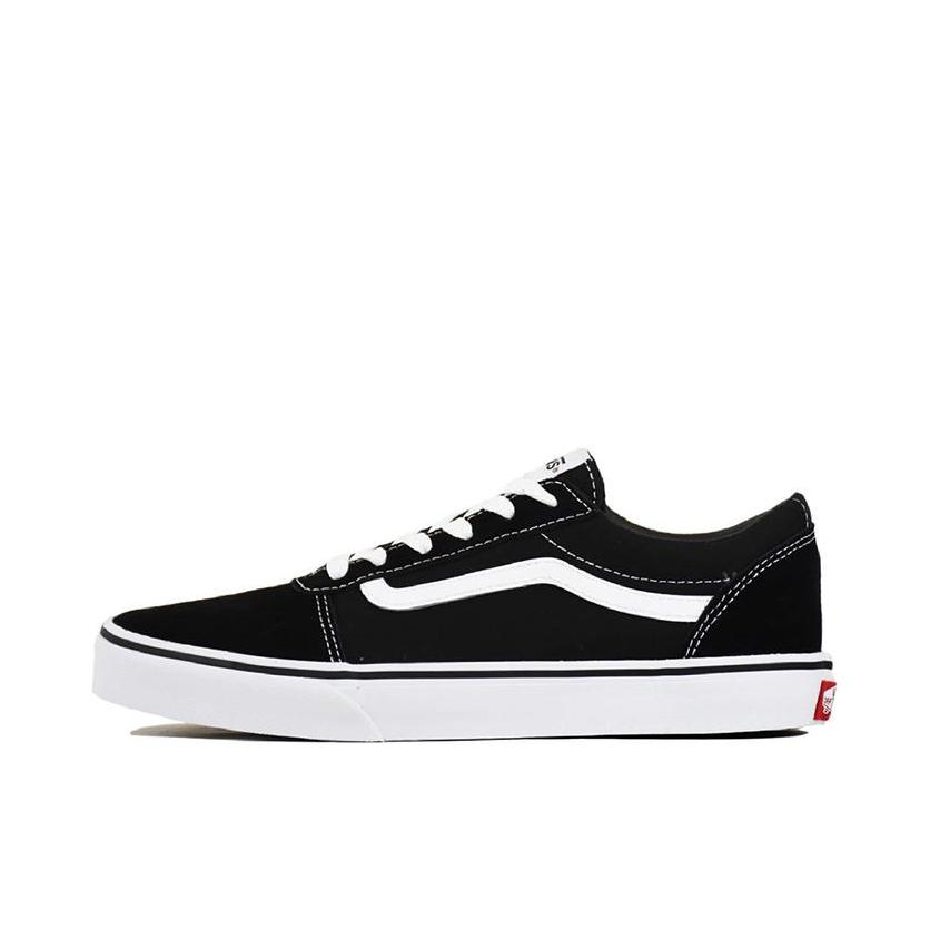 推荐商品：Vans/范斯 Ward 板鞋 滑板鞋 棋盘格潮流复古拼接舒适休闲美式街头风轻质 黑色/白条