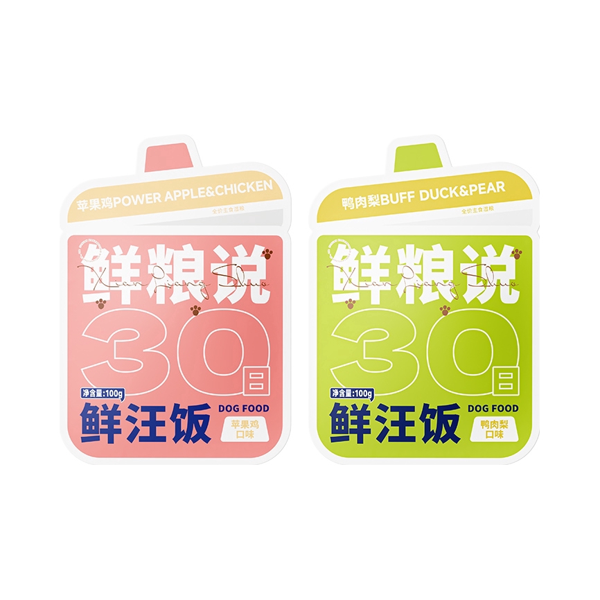 推荐商品：鲜粮说 鲜汪饭狗狗餐盒主食湿粮包