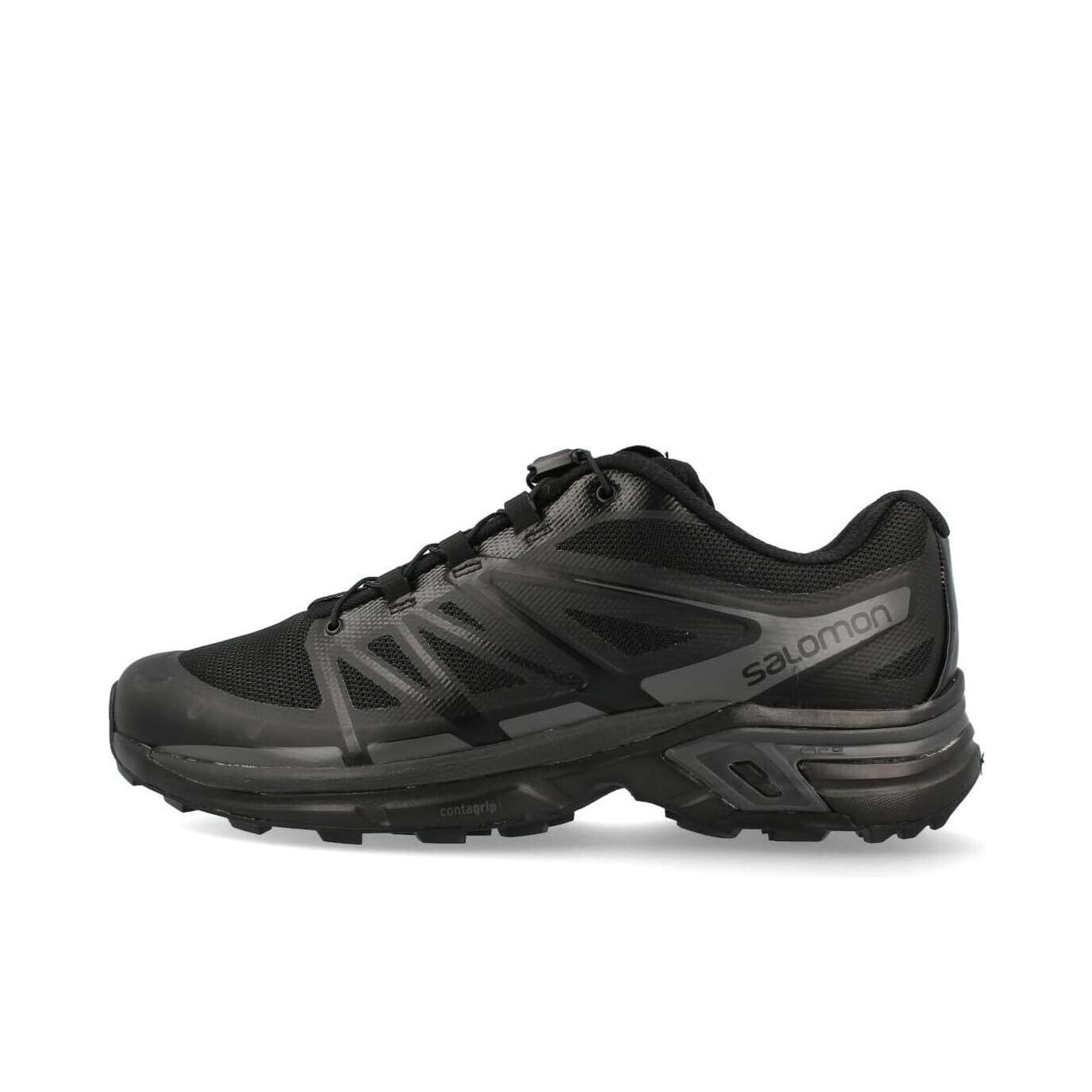 推荐商品：Salomon/萨洛蒙 XT-Wings 2 防滑耐磨 支撑 透气 织物 运动 包裹性 户外休闲鞋 纯黑色