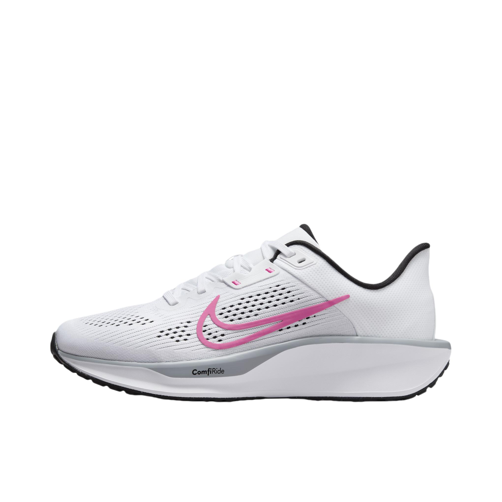 推荐商品：Nike QUEST 6 跑鞋 户外训练健身网面缓震支撑回弹运动轻便泡绵抓地耐用厚实 白色/黑色/亚紫粉/狼灰