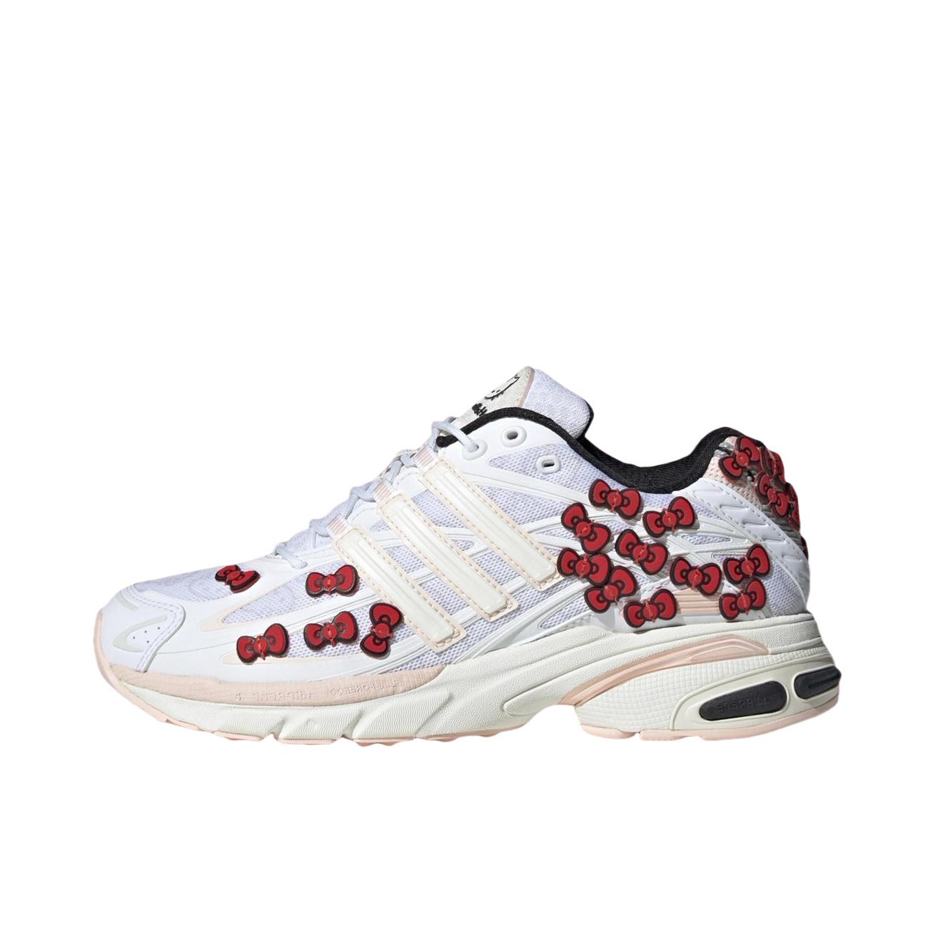 推荐商品：adidas Adistar Cushion 3 跑鞋 织物减震网面透气支撑复古贴合 Hello Kitty联名/粉色/白色