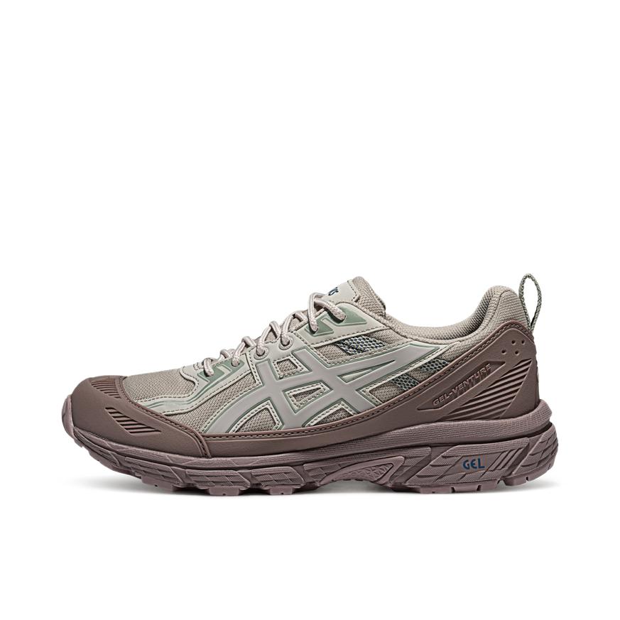 推荐商品：Asics/亚瑟士 Gel-Venture 6 Shield 跑鞋 防滑耐磨低帮圆头系带舒适百搭 灰色