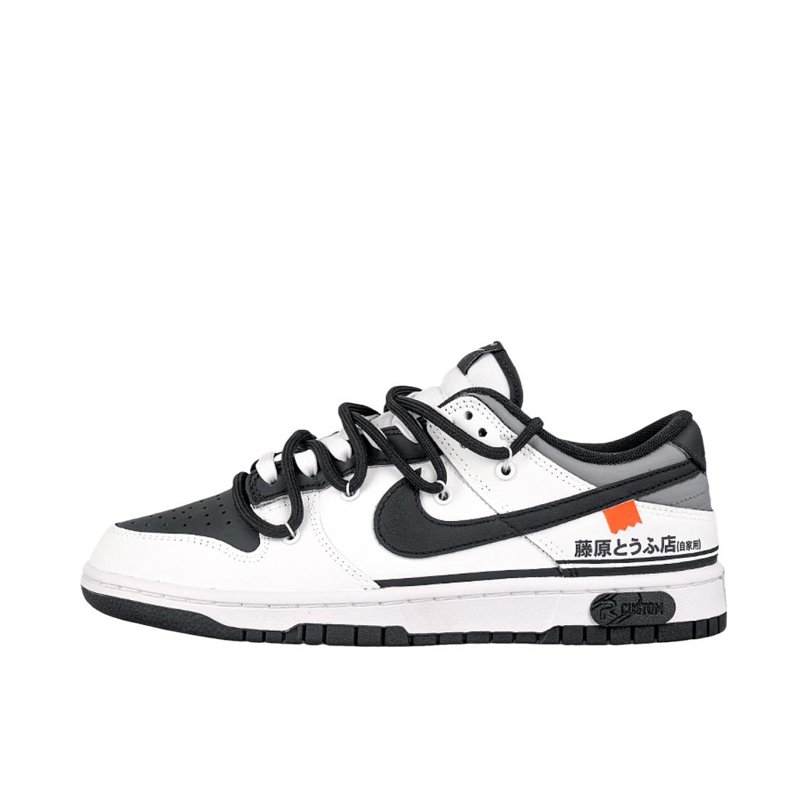 推荐商品：【定制球鞋】 Nike Dunk 板鞋 平跟系带防滑耐磨做旧高街简约百搭潮流复古美式 赛车主题