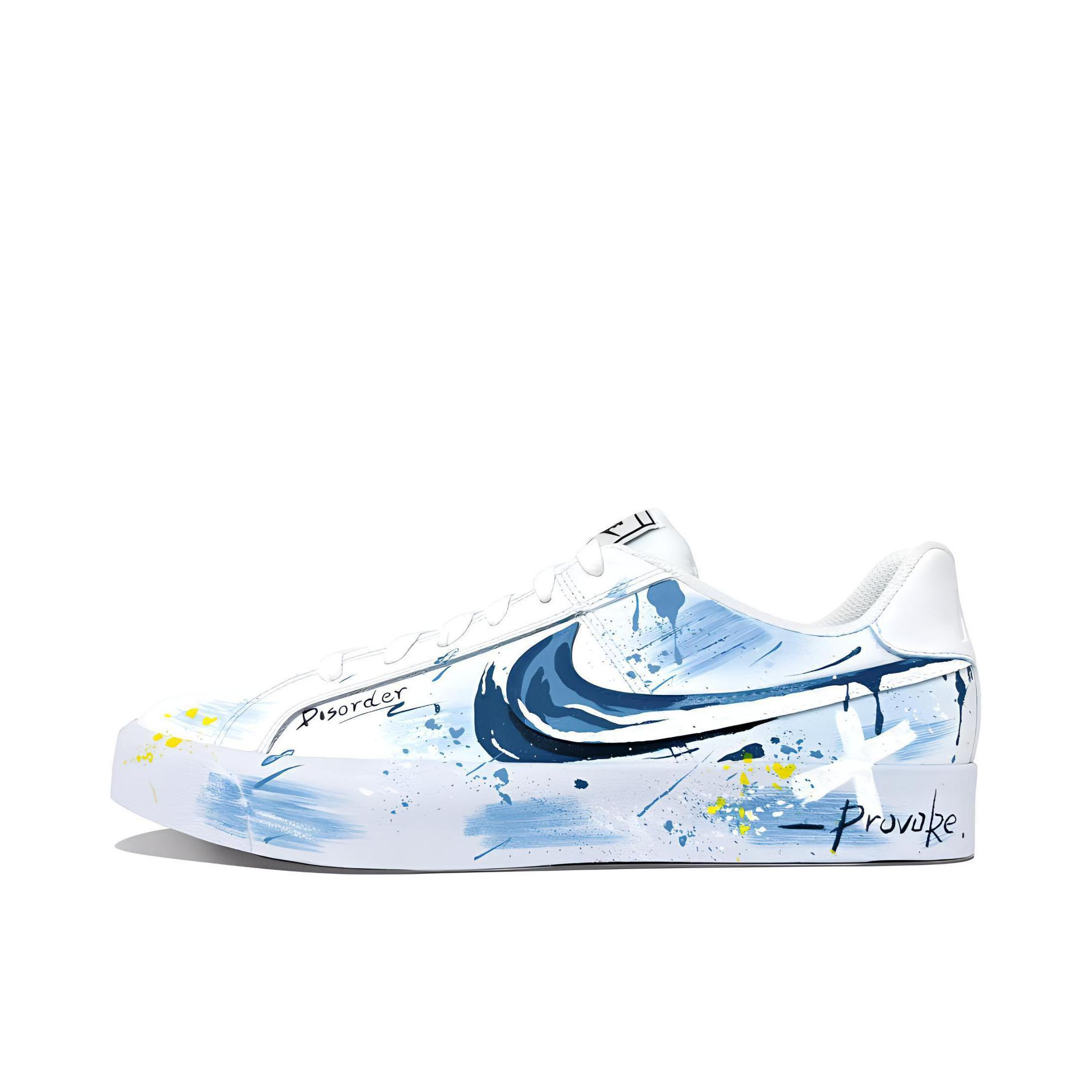 推荐商品：【定制球鞋】Nike Court Royale 板鞋 抗冲击性防水防滑耐磨透气简约百搭休闲潮流 秩序风暴