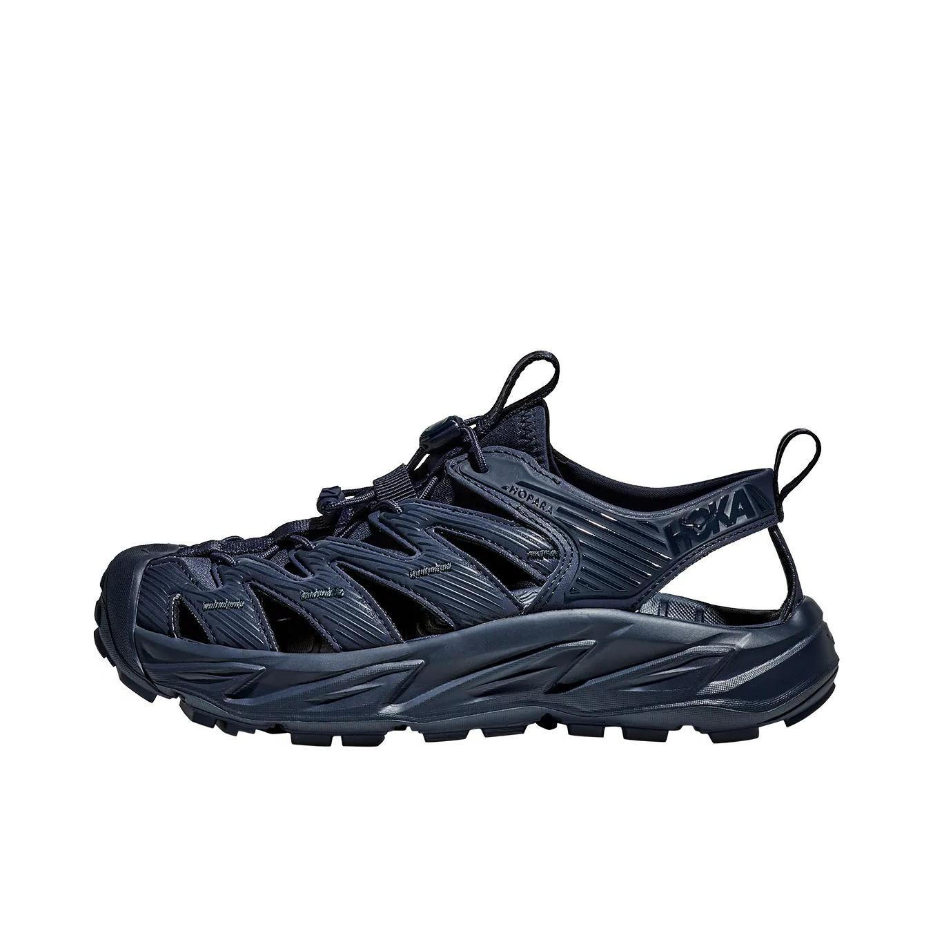推荐商品：HOKA ONE ONE Hopara 防滑耐磨 减震回弹 防臭橡胶 拼接圆头 沙滩徒步 一脚蹬 溯溪鞋 户外鞋 海军蓝