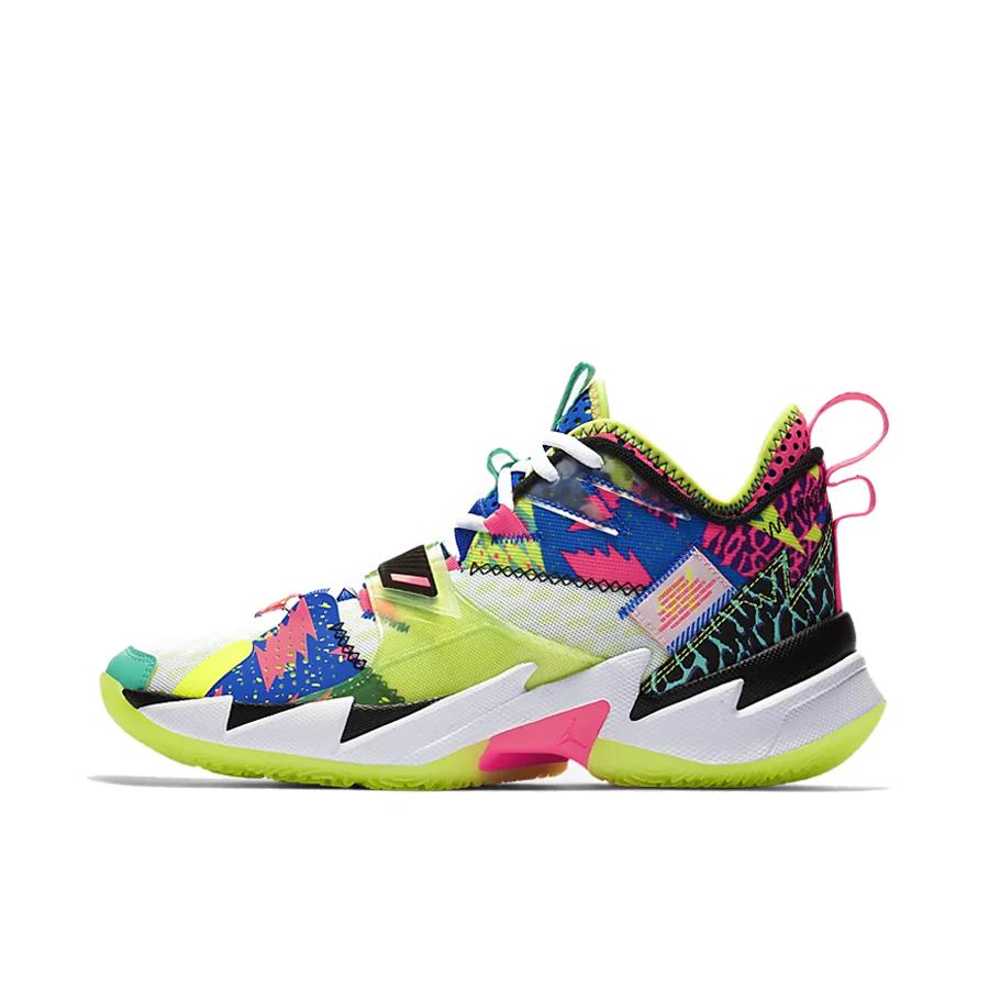 推荐商品：Jordan Why Not Zer0.3 威少3 篮球鞋 透气减震回弹防滑耐磨实战 LA Born 全明星/白粉/绿黑
