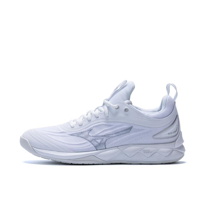 推荐商品：Mizuno/美津浓 WAVE LUMINOUS 3 室内 比赛 缓震软弹贴合型 排球鞋 白色/银色