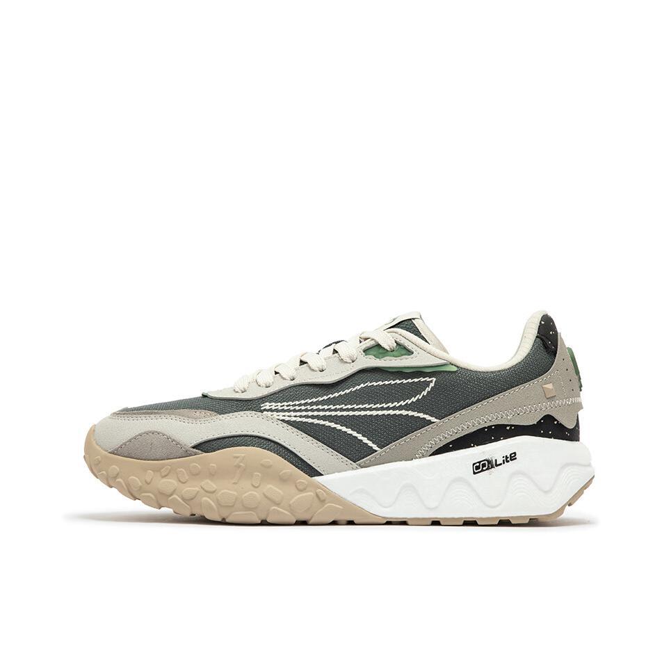 推荐商品：361度 酥饼2.0SE 运动休闲鞋 网布舒适软底防滑耐磨复古 月球灰/浮石色