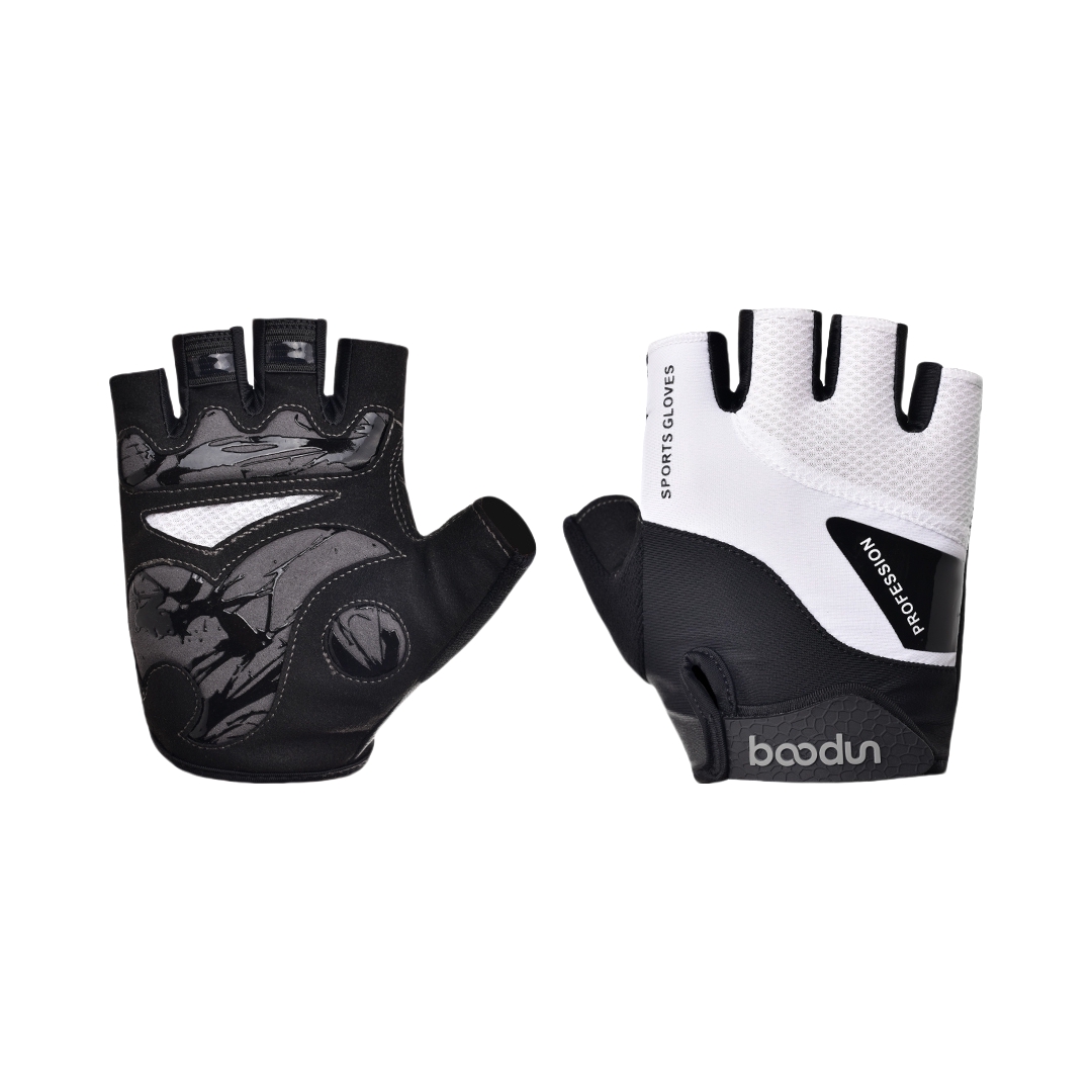 推荐商品：BOODUN 高弹硅胶 透气防滑 半指 自行车手套