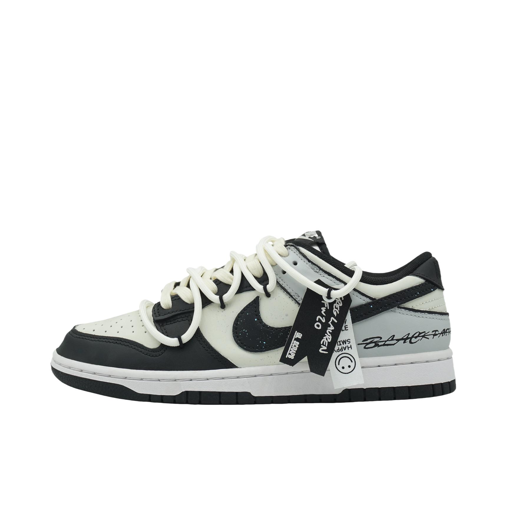 推荐商品：【定制球鞋】 Nike Dunk 板鞋 平跟系带防滑耐磨做旧高街简约百搭潮流复古美式 繁星