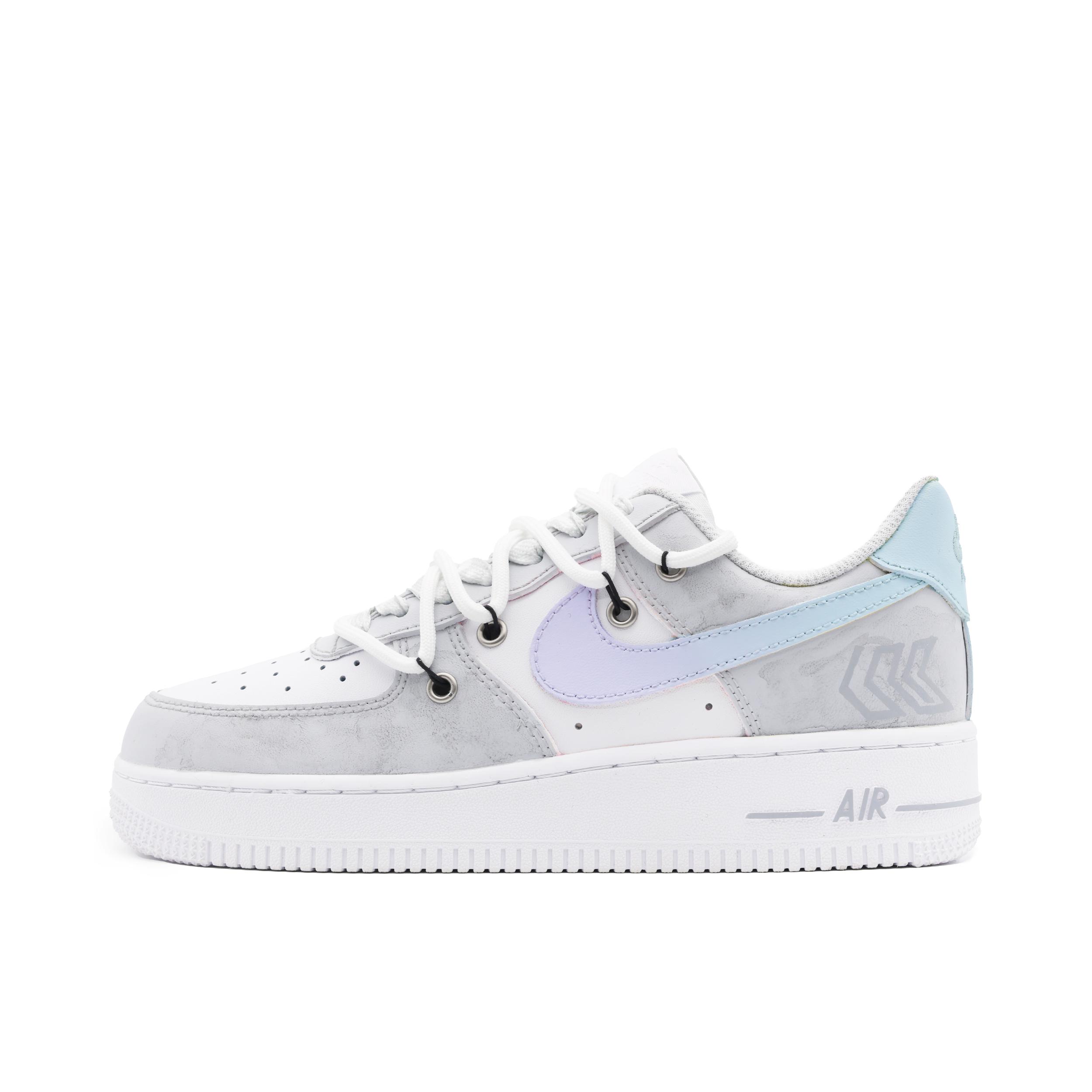 推荐商品：【定制款】 Nike Air Force 1 板鞋 防滑减震耐磨低帮增高 马卡龙