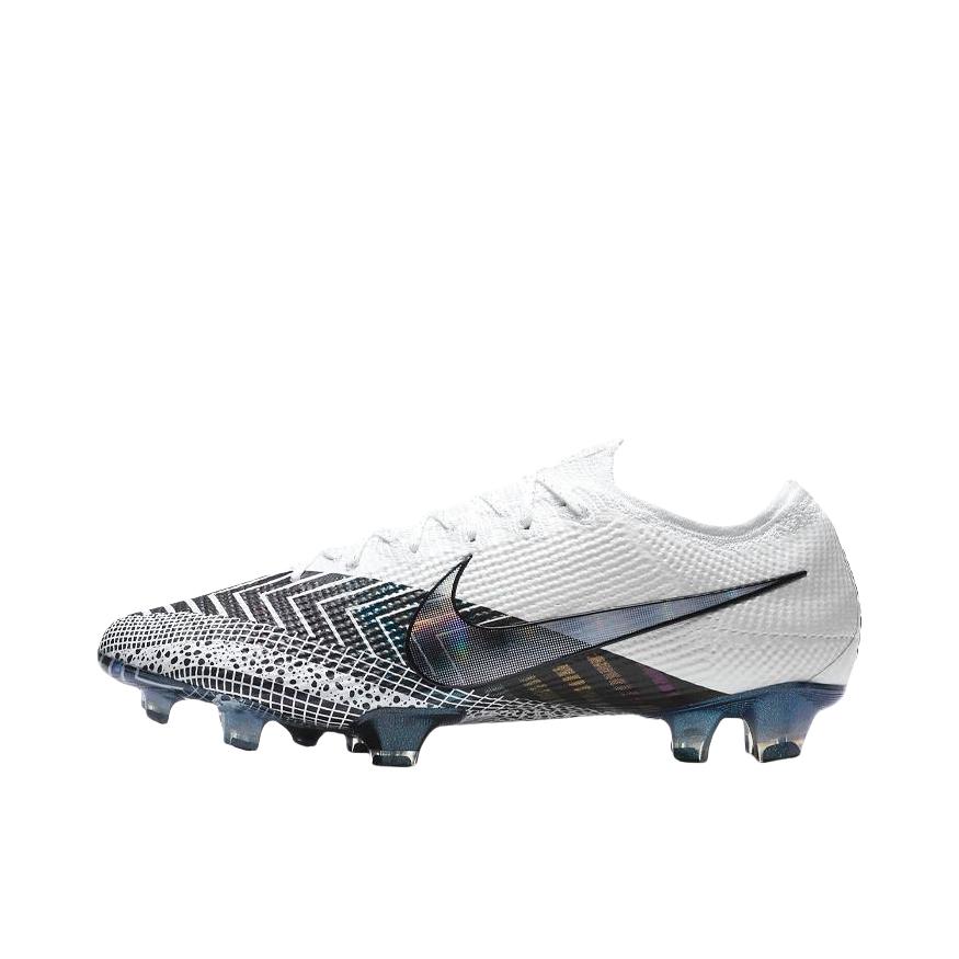 推荐商品：Nike Mercurial Vapor 13 Elite MDS FG 顶级 长钉 硬天然草场 足球鞋 白色/黑色
