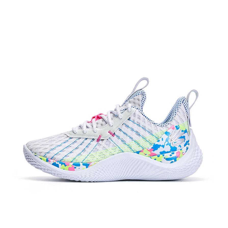 推荐商品：Under Armour/安德玛 Curry 10 实战训练 缓震回弹 防滑耐磨 舒适百搭 篮球鞋 白色/蓝色/粉色/绿色