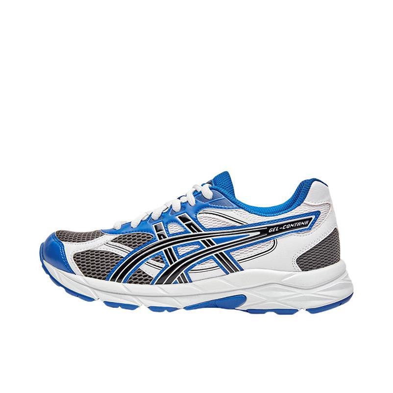 推荐商品：Asics/亚瑟士 Gel-Contana 缓震回弹 灵敏 舒适透气 防滑耐磨 轻便 百搭 支撑 合成革 跑鞋 大童/蓝色