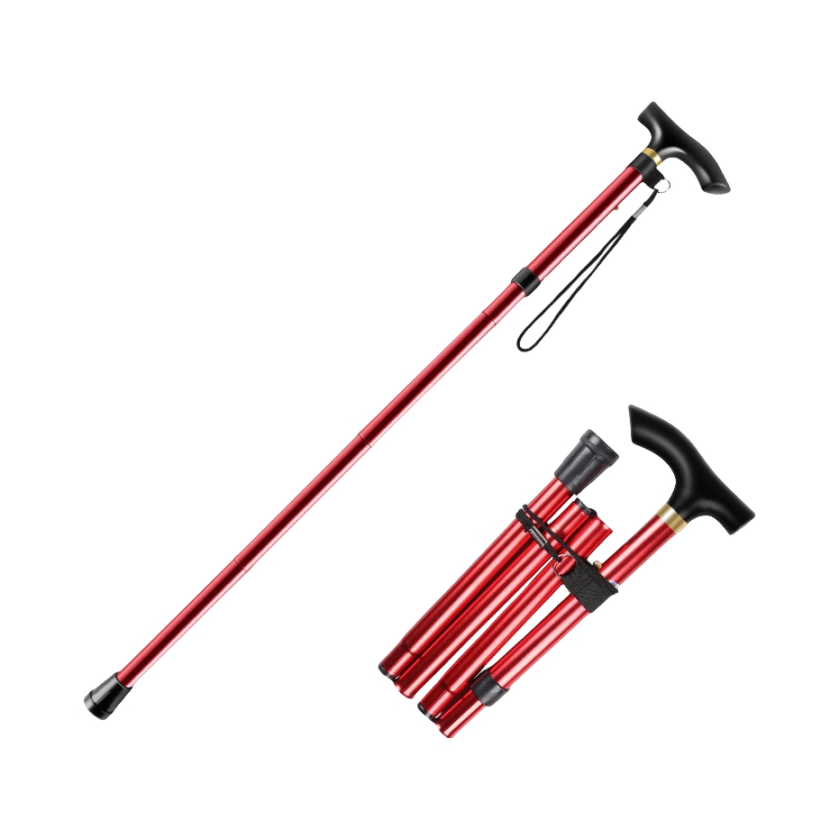 推荐商品：凌云鹤 折叠 伸缩 超轻 户外 多功能 登山杖 SN20230444