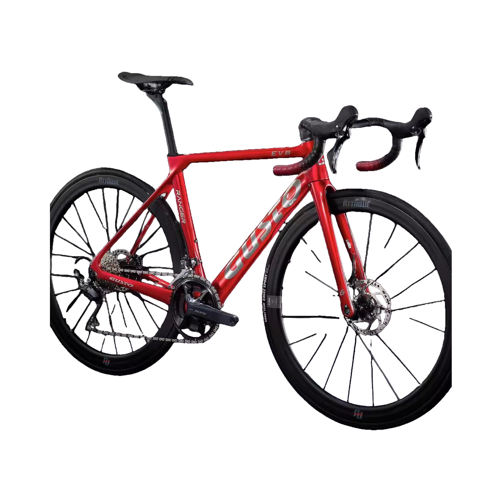 推荐商品：GUSTO/高士特 RANGER EVO 碳纤维 公路自行车