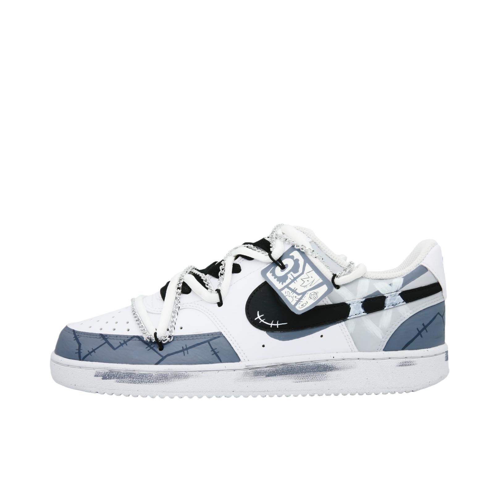 推荐商品：【定制球鞋】 Nike Court Vision 1 板鞋 防水美式简约防滑减震复古 无人之地