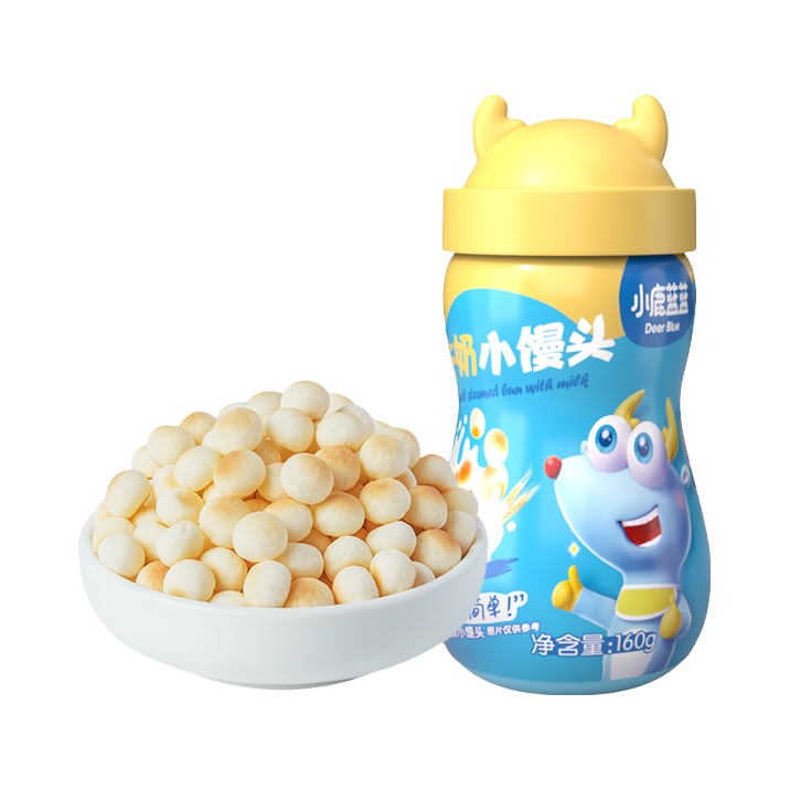 推荐商品：小鹿蓝蓝 牛奶小馒头宝宝磨牙零食无添加