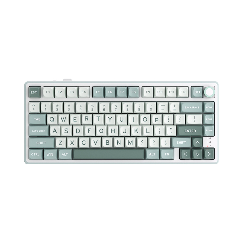 推荐商品：RK R75Pro 三模 机械键盘 81键 全键热拔插 五层消音 客制化 速轴 烟雨轴 麻将音 热插拔