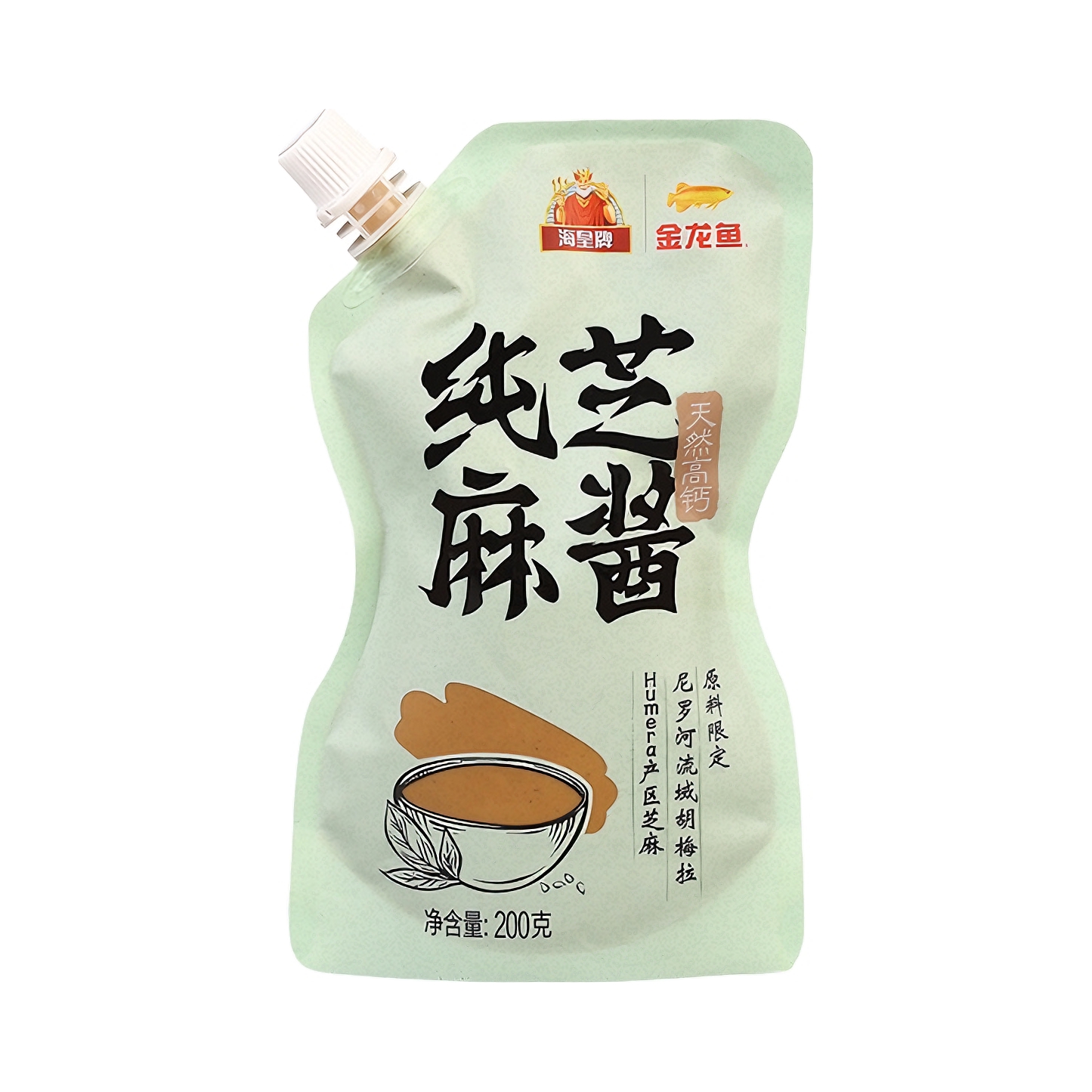 推荐商品：金龙鱼 海皇牌 纯芝麻酱 袋装