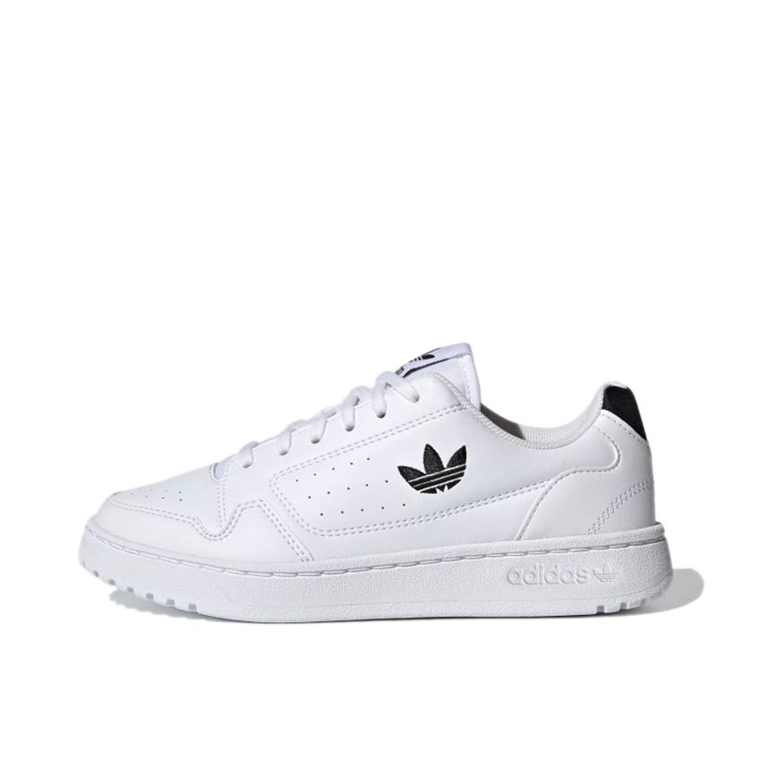 推荐商品：adidas Originals NY 90 板鞋 复古简约防滑耐磨 白色/黑标