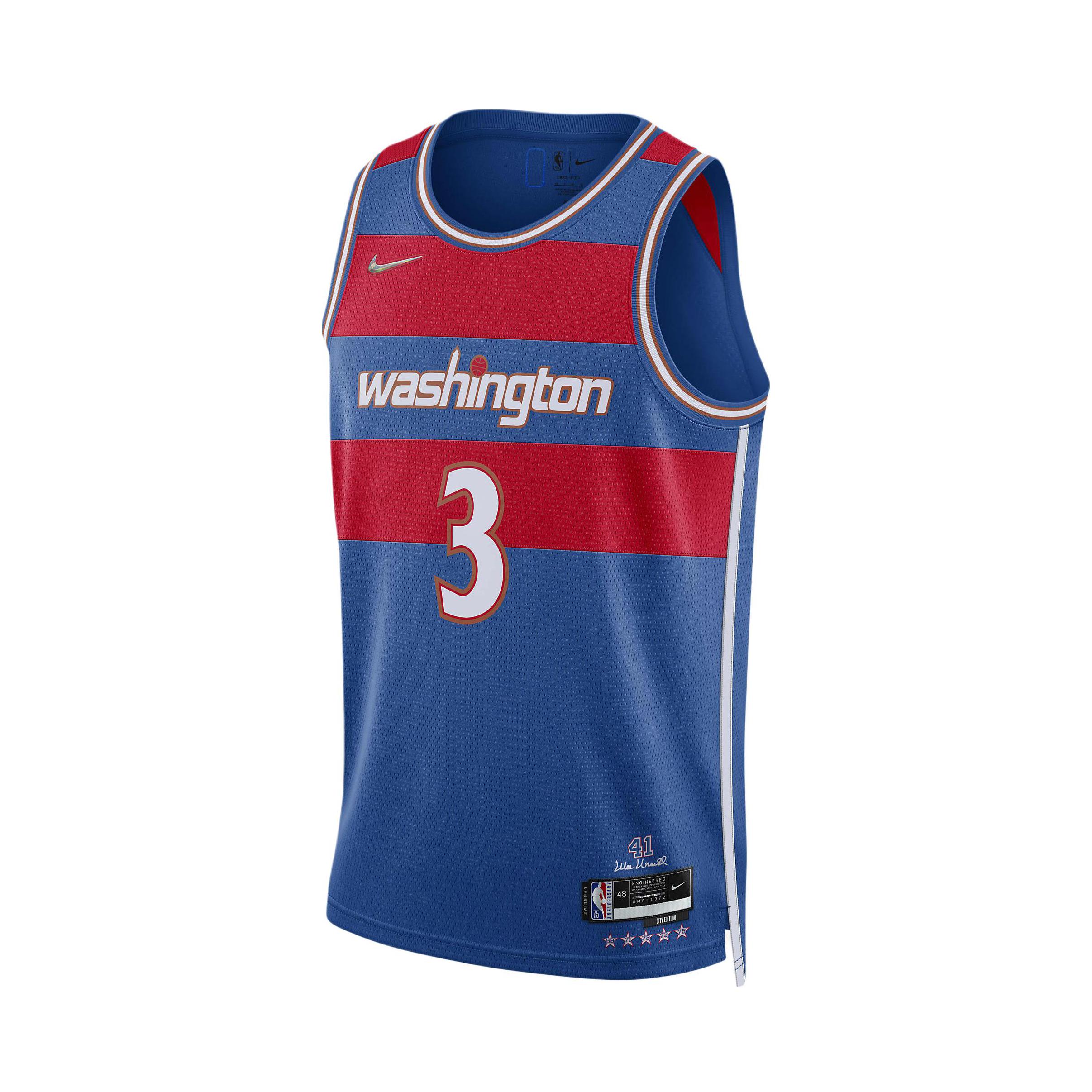 Nike 比尔奇才队3号球衣