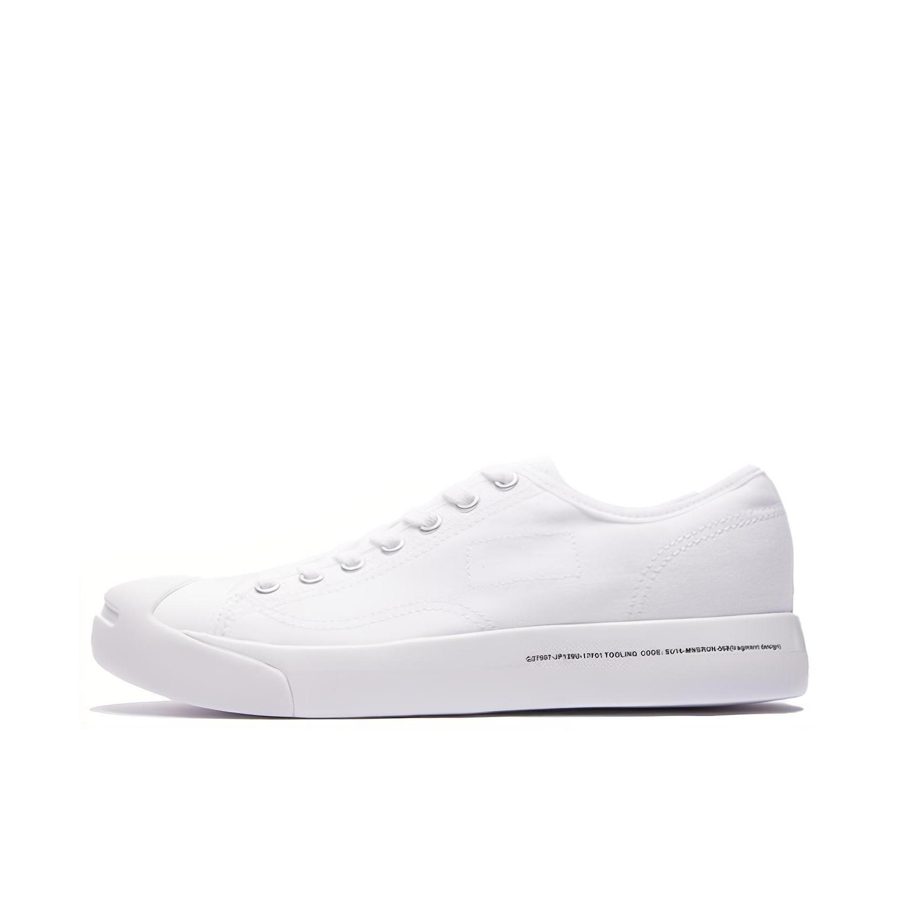 推荐商品：Converse/匡威 Jack Purcell 帆布鞋 圆头防滑耐磨减震轻便复古日常百搭 White 藤原浩联名/白色