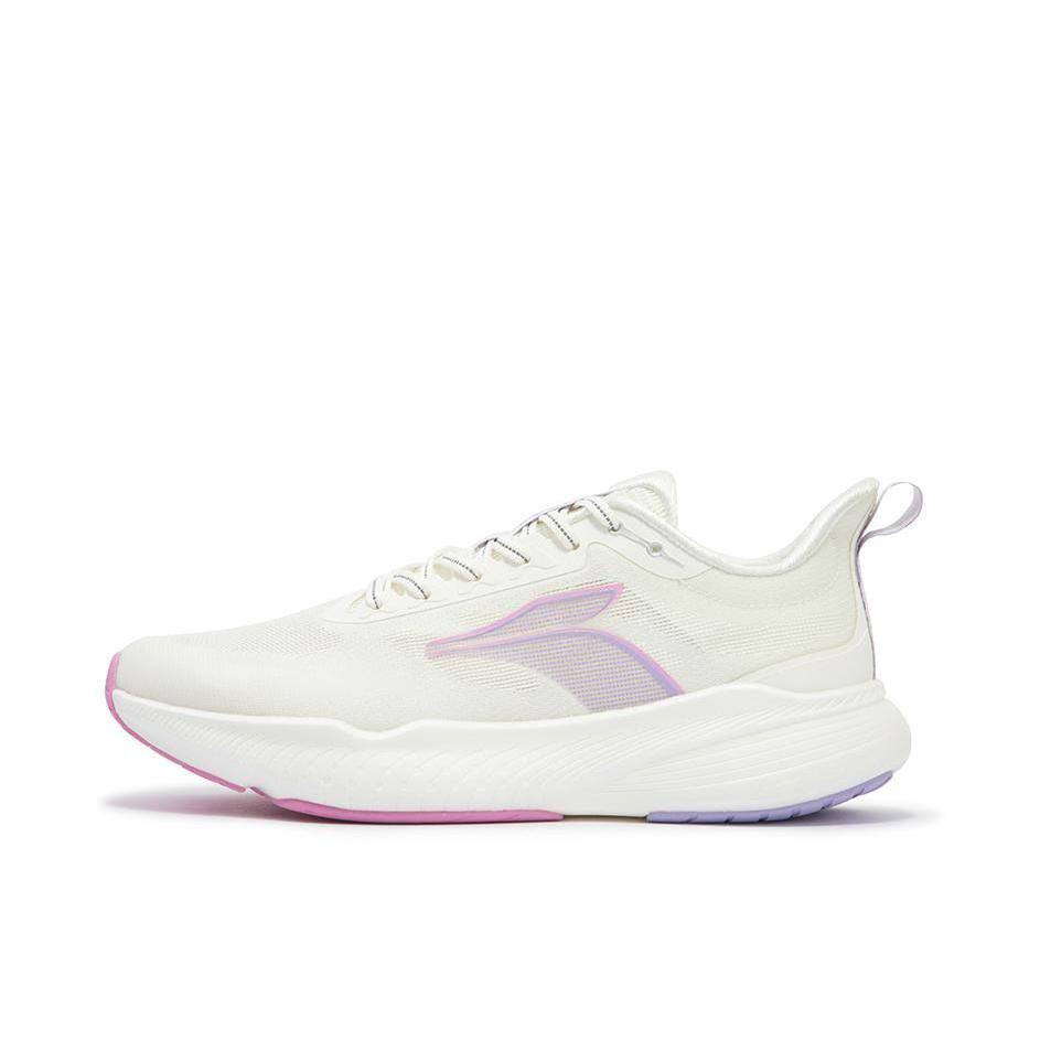 推荐商品：361度 飞燃Light 半时跑 1/2Run 跑鞋 防滑耐磨回弹缓震网面轻质软弹慢跑软底 羽毛白/薰衣草