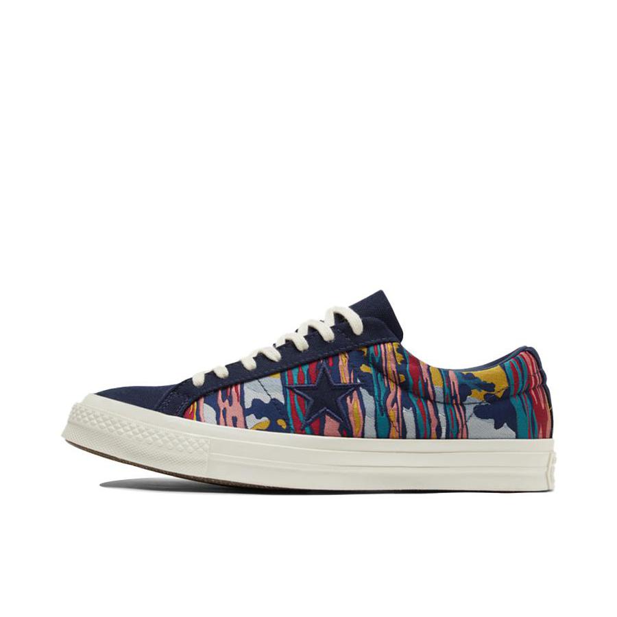 推荐商品：Converse/匡威 One Star 翻毛皮 防滑 复古 星星鞋 板鞋 多色/深蓝