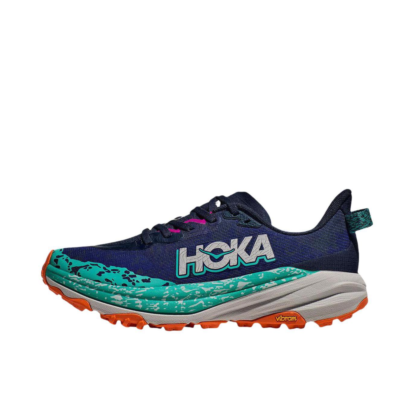 推荐商品：HOKA ONE ONE  Speedgoat 6  飞速羚羊  防滑耐磨 舒适回弹 织物 合成革 轻便 防水  低帮 跑鞋 女款/宽版/学院蓝/流星绿