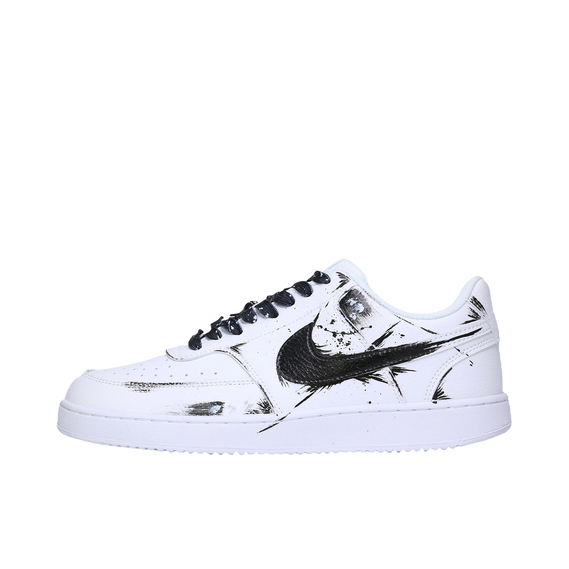 推荐商品：【定制球鞋】 Nike Court Vision 1 板鞋 防水美式简约防滑减震复古 秘境丛生