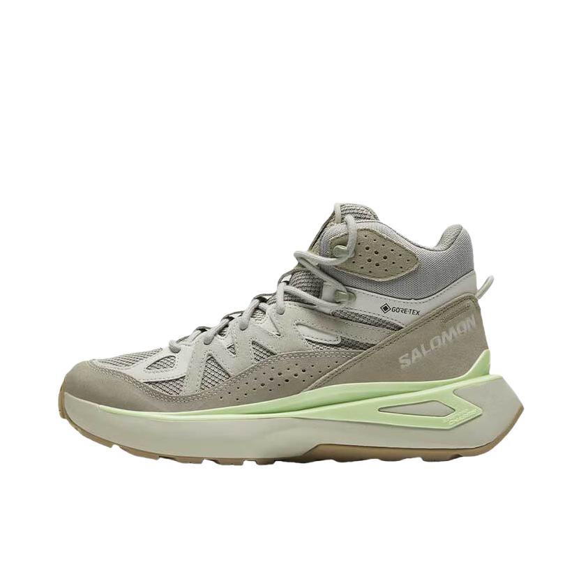推荐商品：Salomon/萨洛蒙  Odyssey ELMT Mid  防滑 抓地 减震 防水  户外鞋 徒步鞋 燧石灰色