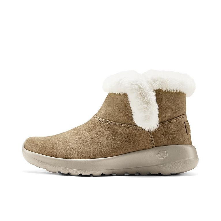 推荐商品：Skechers/斯凯奇 On-The Go Joy 保暖 短筒 时装靴 女款/栗色