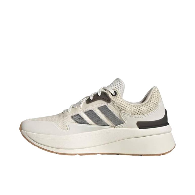 推荐商品：adidas Znchill 跑鞋 缓震回弹防滑耐磨轻便透气织物轻运动 女款/米白色/灰色