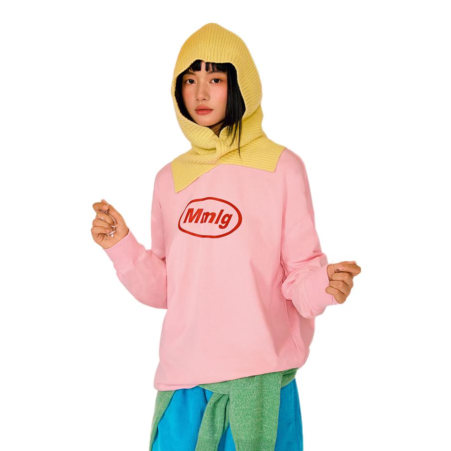 推荐商品：Mmlg 印花透气耐磨长袖T恤 男女同款 EQT005 粉