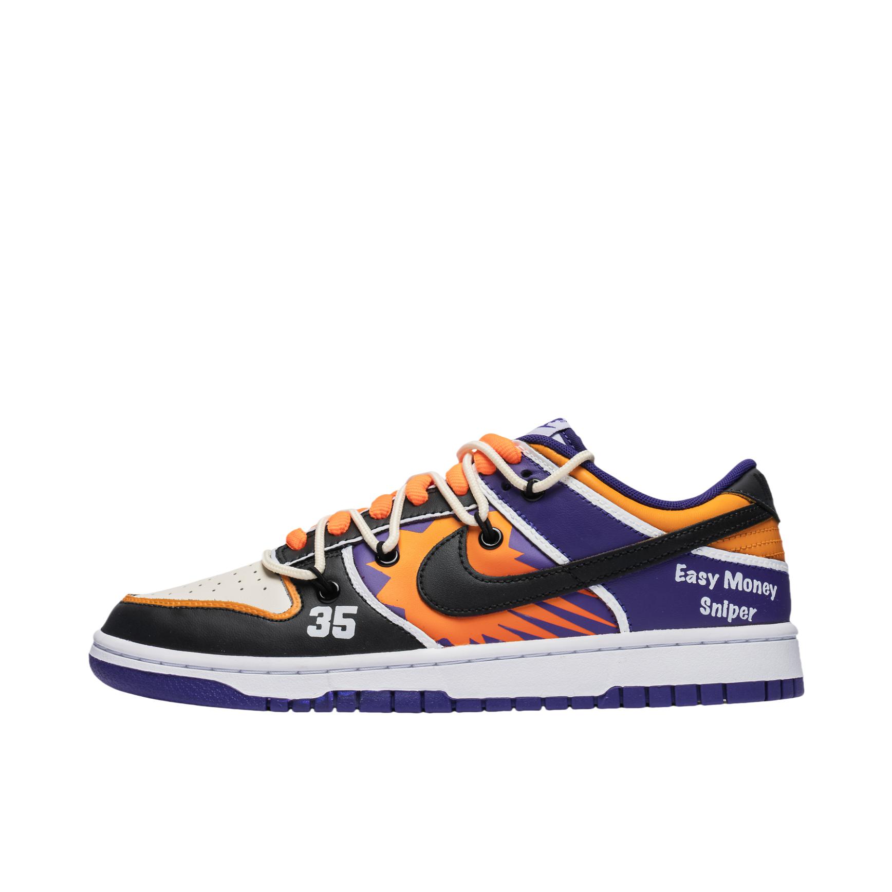 推荐商品：【定制球鞋】 Nike Dunk 板鞋 平跟系带防滑耐磨做旧高街简约百搭潮流复古美式 太阳