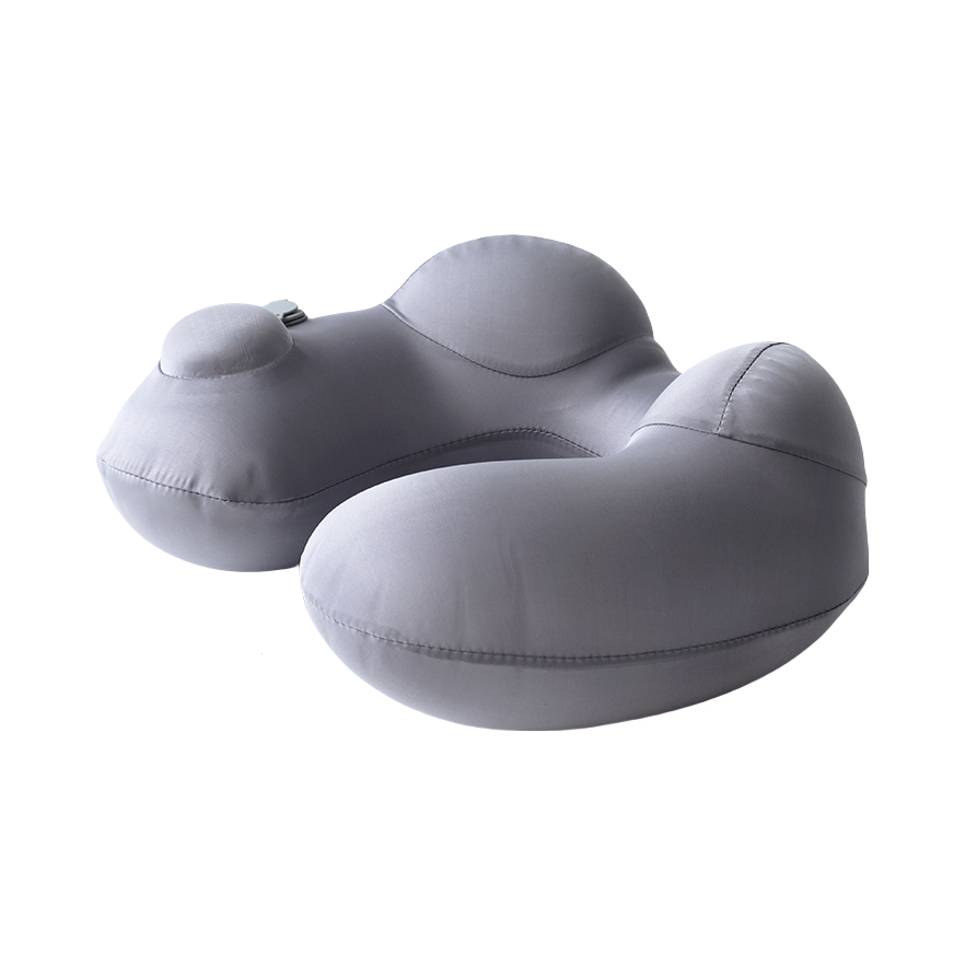 推荐商品：BAG AND GO 按压充气系列 驼峰冰丝款 U型枕 旅行汽车出差办公室护颈