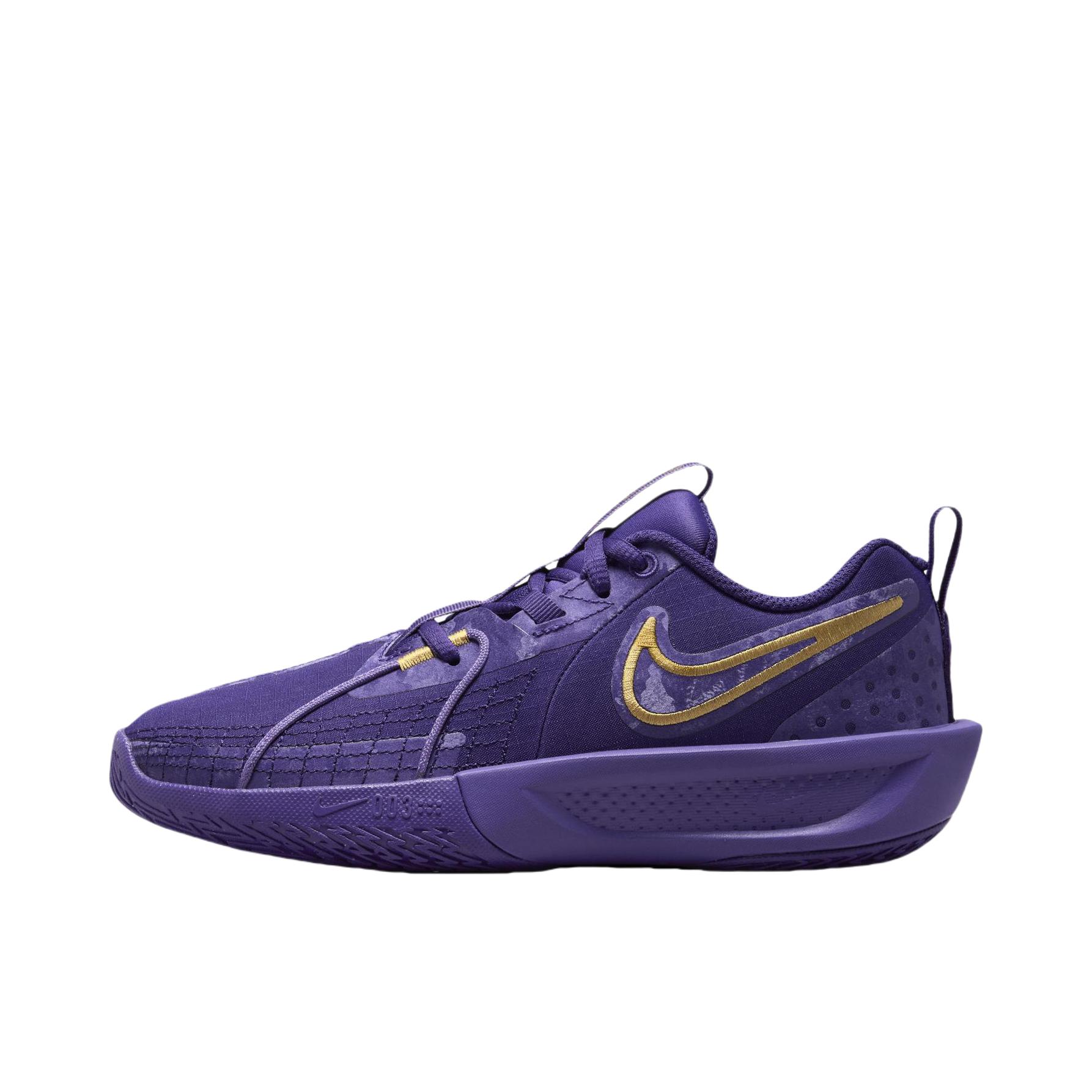 推荐商品：Nike Air Zoom G.T. Cut 3 篮球鞋 ZoomX泡棉抓地抗扭包裹性缓震回弹 大童/庭紫/墨紫/全域紫/紫罗兰/金属金