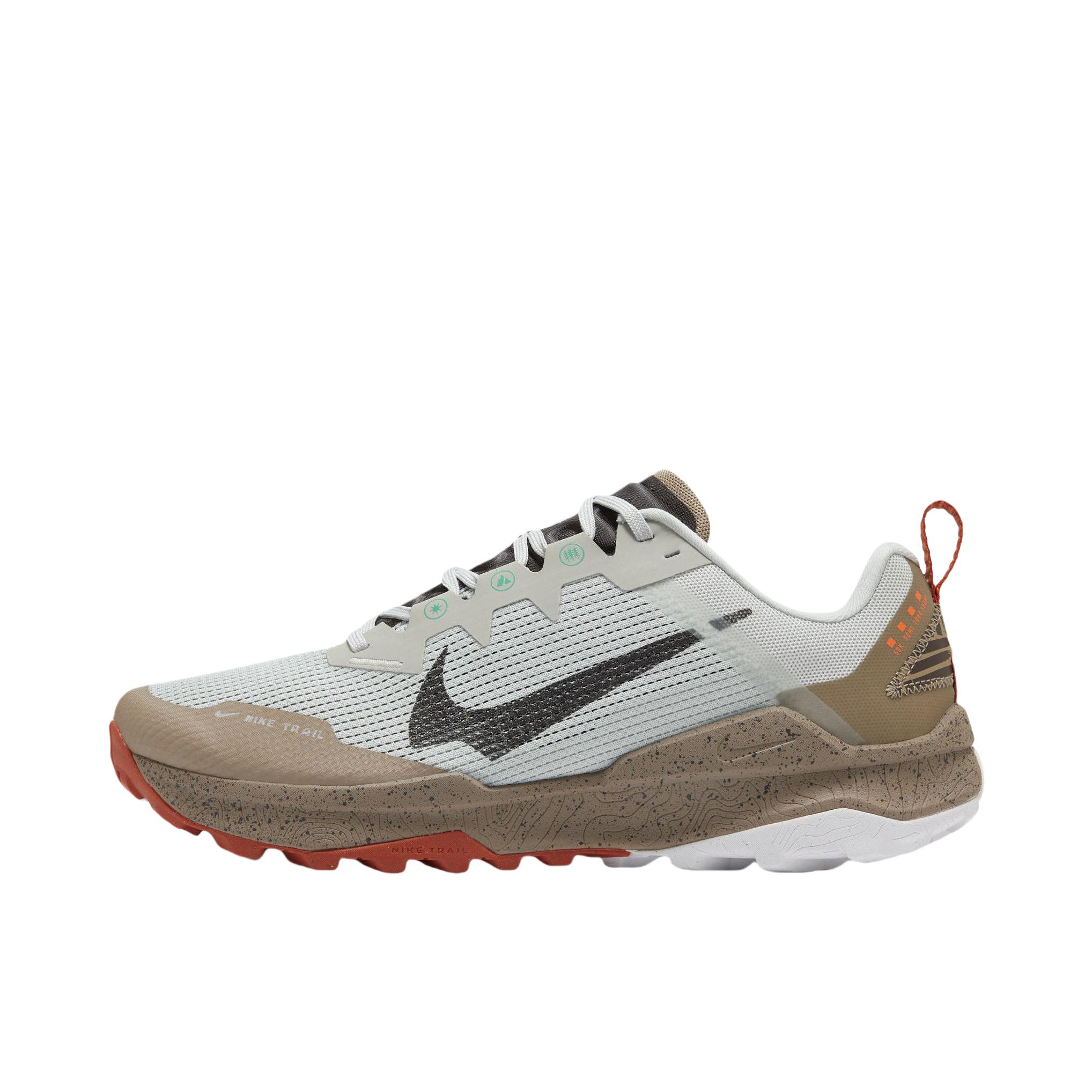 推荐商品：Nike Wildhorse 8 跑鞋 防滑耐磨网面透气缓震回弹舒适百搭时尚潮流长跑圆头包裹性 浅银/卡其/古珊瑚红/丝绒棕
