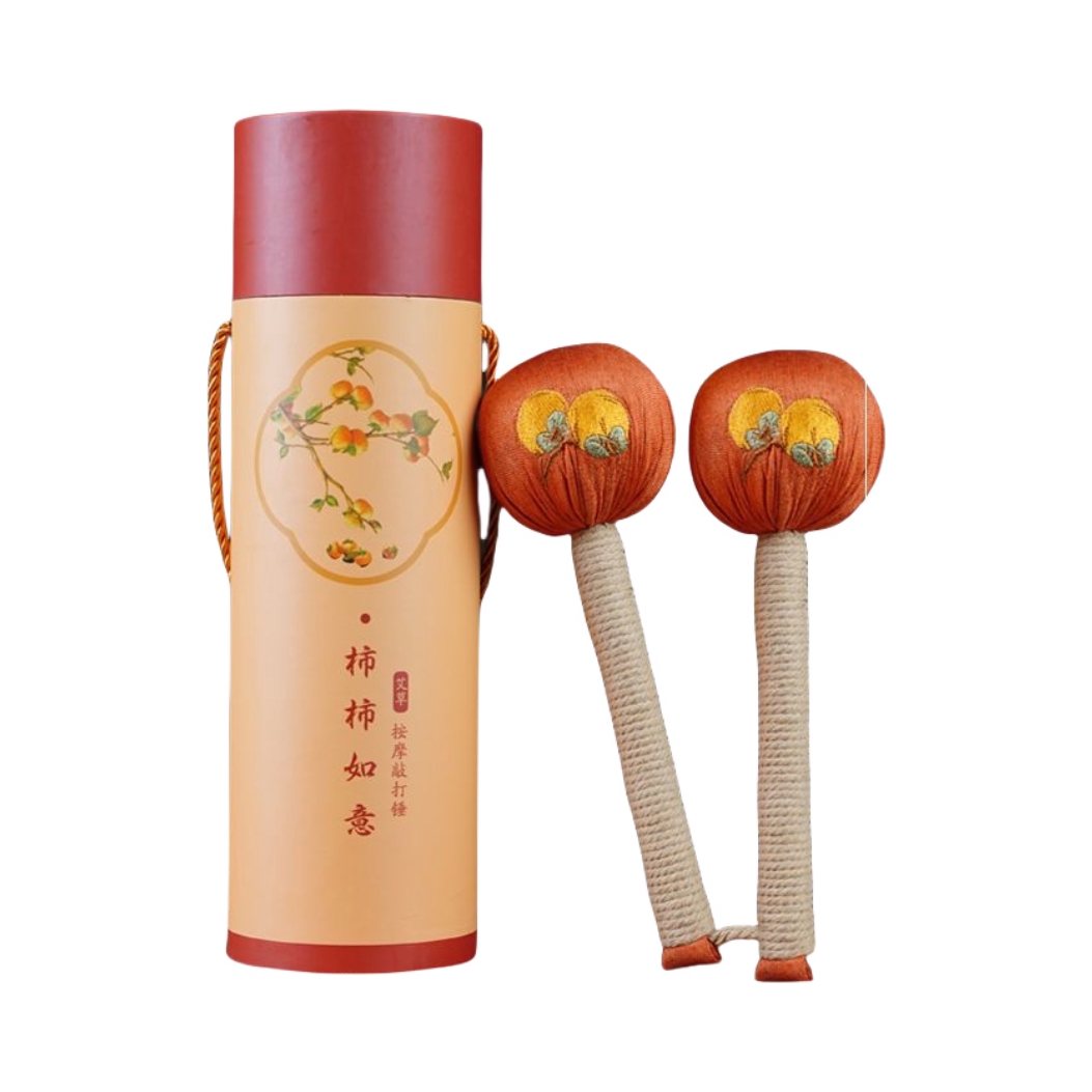 推荐商品：靳姑娘 柿柿如意养生锤 拍八虚颈肩艾灸按摩捶背