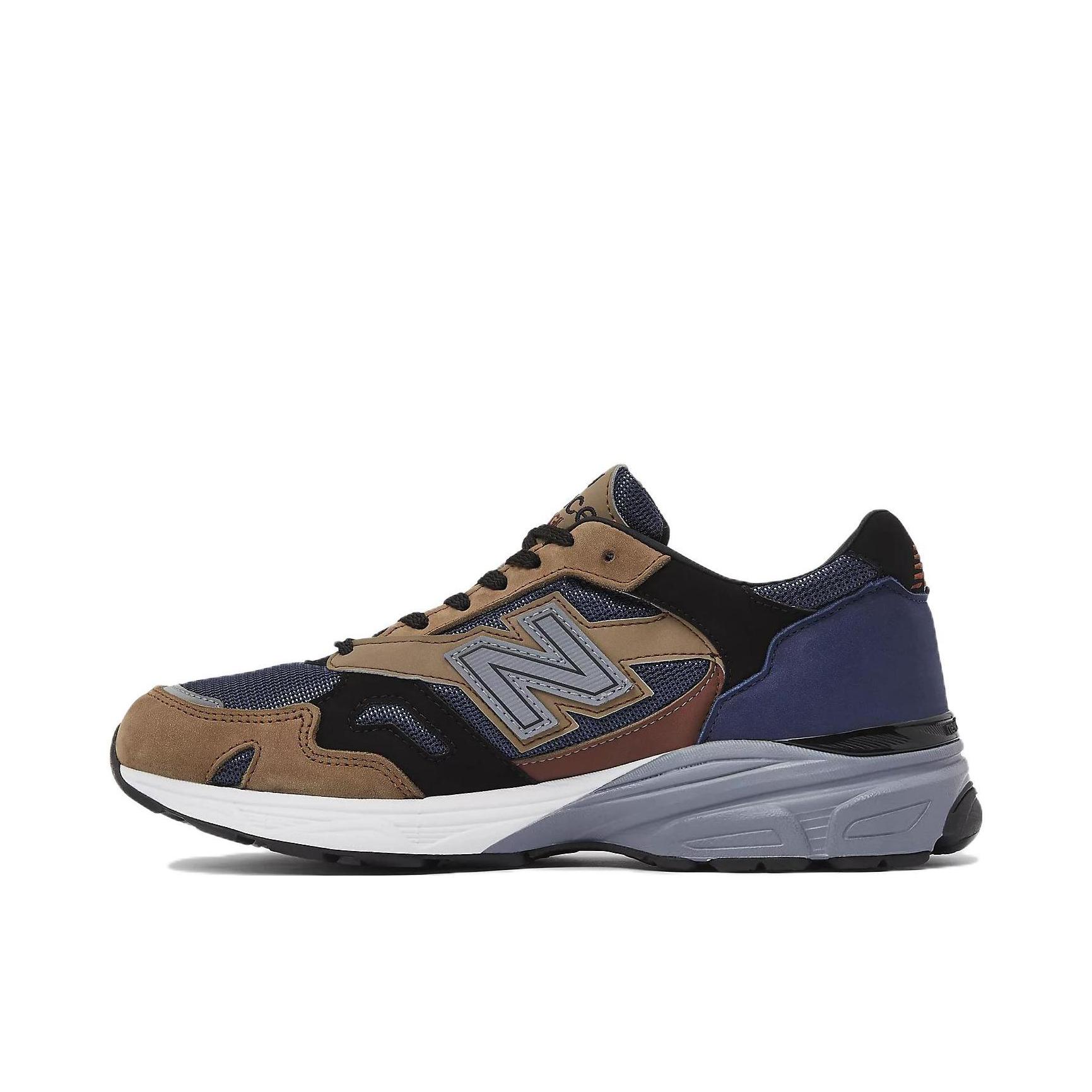 推荐商品：New Balance 920 防滑耐磨 轻量缓震 舒适 网布透气 时尚潮流 复古百搭 运动休闲鞋 深蓝/卡其