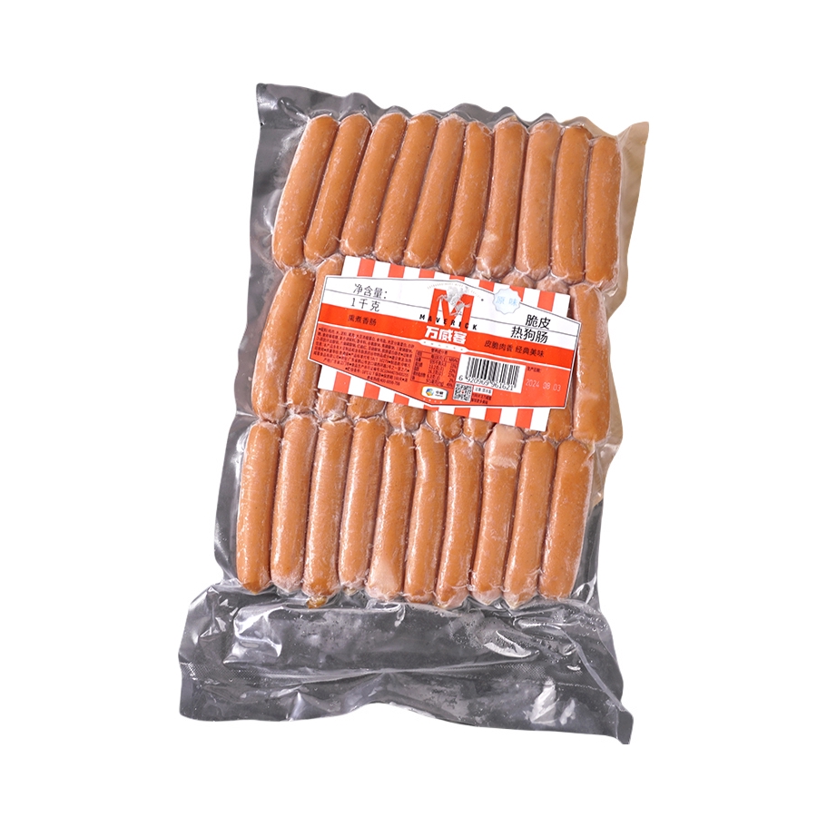 推荐商品：万威客 脆皮肠热狗 1KG 袋装