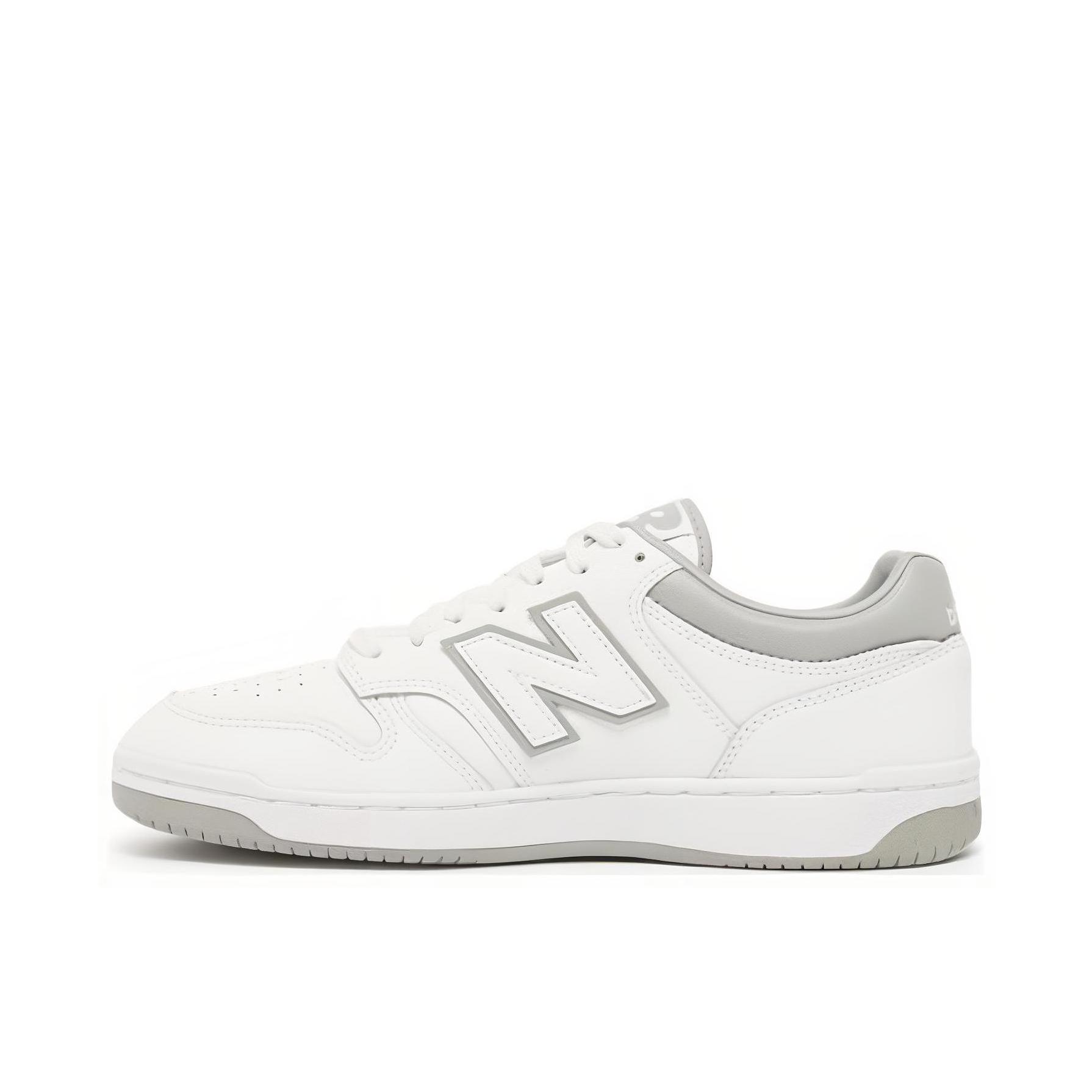 推荐商品：New Balance numeric 480 薄底 减震耐磨 防滑轻便 透气 复古 板鞋 纯白色