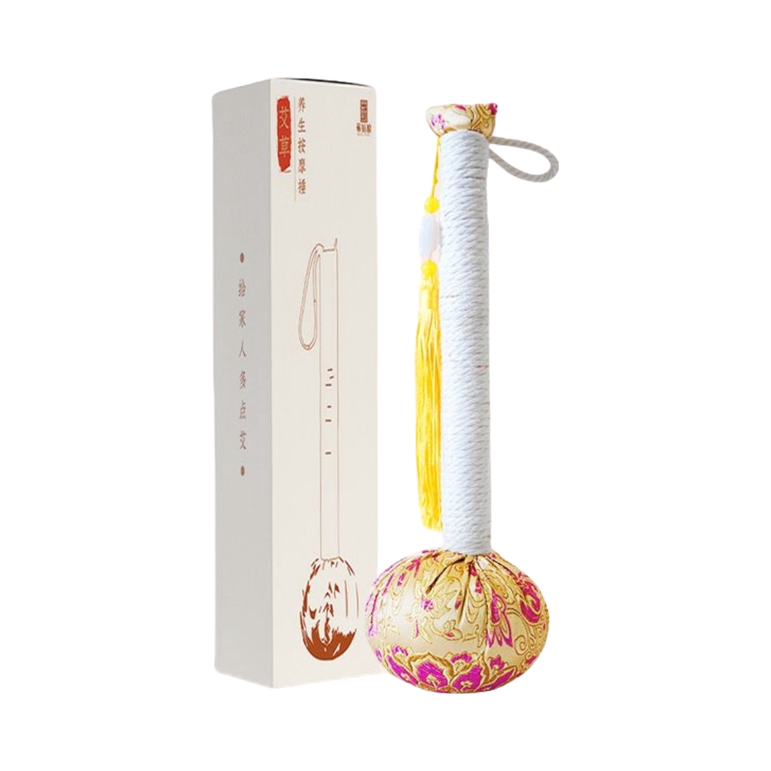 推荐商品：蕲姑娘 艾草锤 手持按摩捶背神器