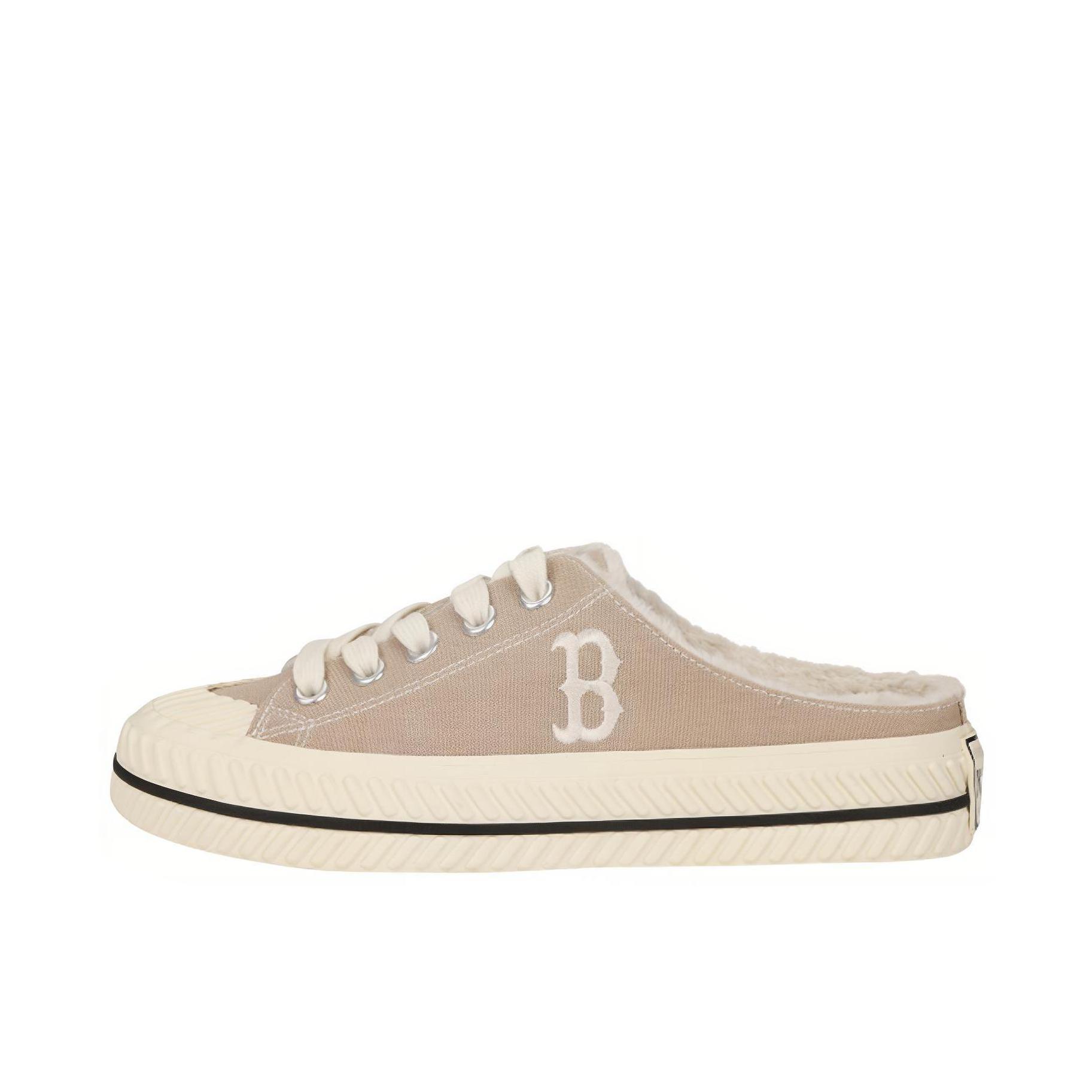 推荐商品：MLB Play Ball 保暖耐磨 防滑 帆布鞋 棕色/加绒