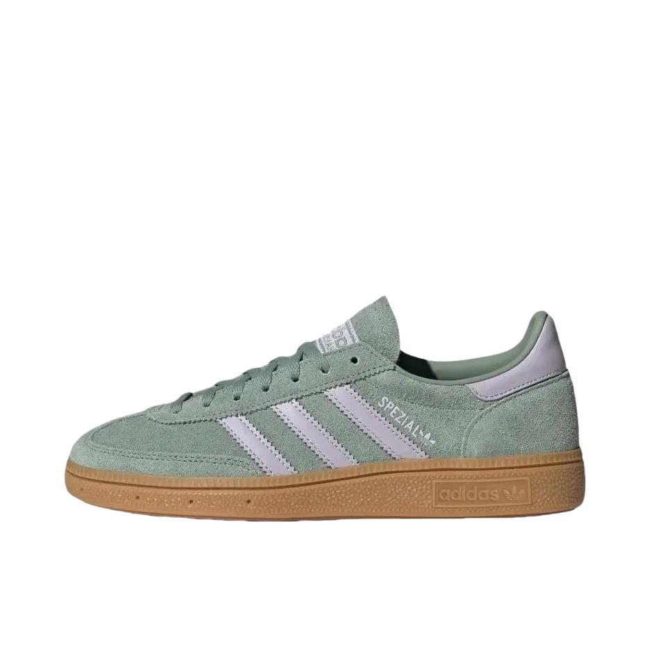 推荐商品：adidas Originals Handball Spezial 薄底鞋 T头鞋 德训鞋 板鞋 简约百搭复古轻便防滑耐磨贴合圆头耐穿 深绿色