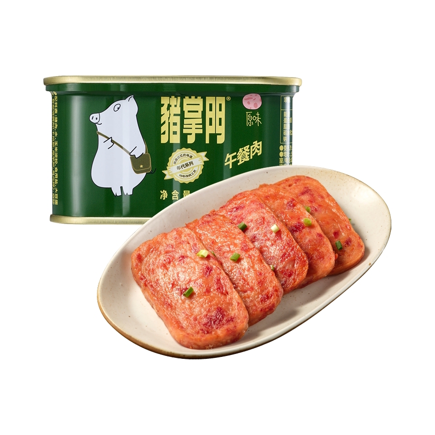 推荐商品：猪掌门 午餐肉罐头 罐装