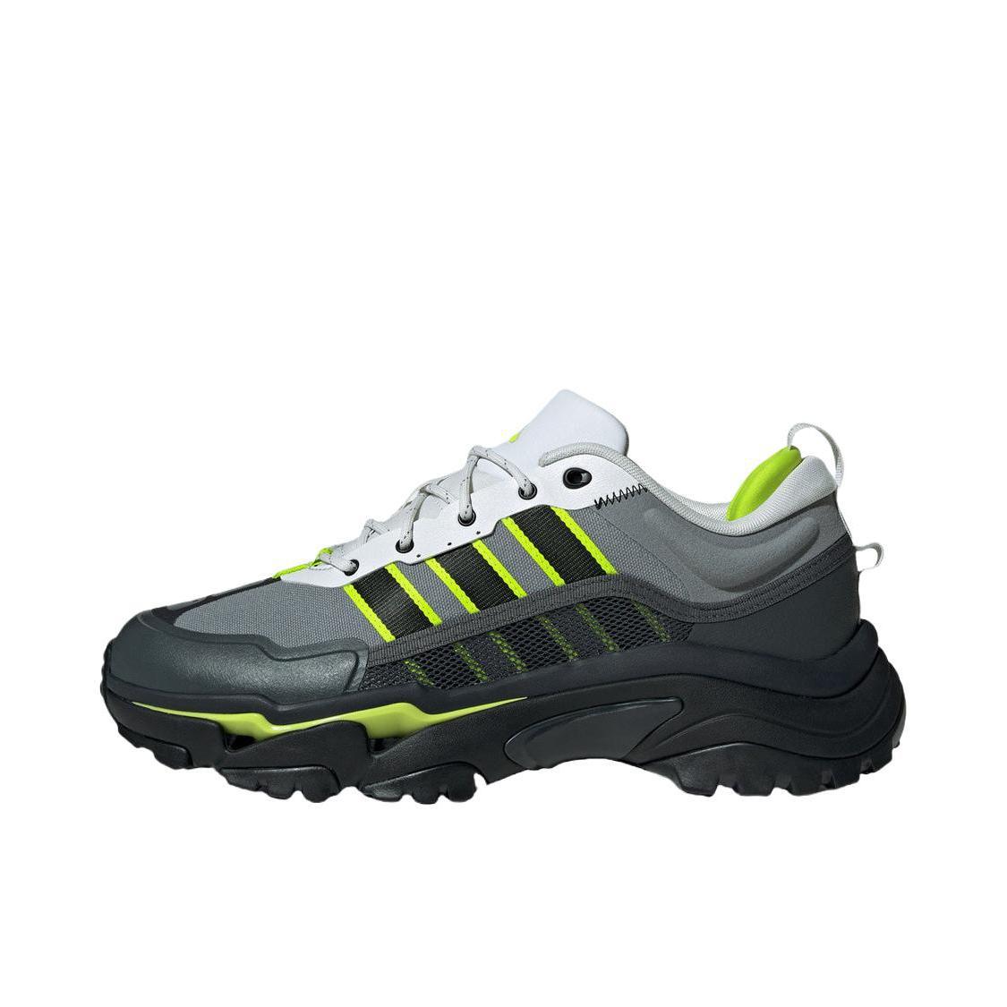 推荐商品：adidas Citywowlk 跑鞋 增高耐磨稳定缓震回弹织物轻运动越野风 黑色/灰色