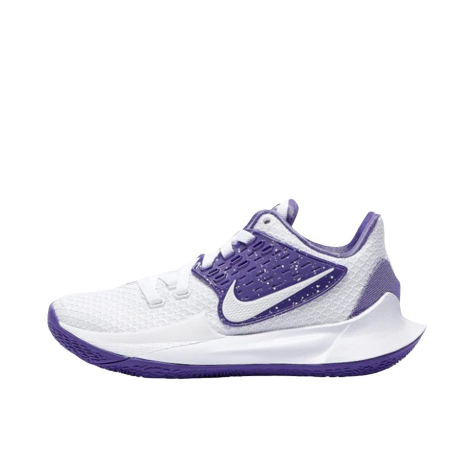 推荐商品：Nike Kyrie Low 2 欧文 zoom 实战 防滑耐磨 减震回弹 圆头 篮球鞋 White/Purple 白色/紫色